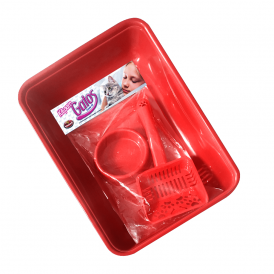 KIT GATOS POP C/ 3 PECAS FURACAO PET - VERMELHO