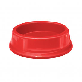 COMEDOURO PLAST. GATO - 200 ML (VERMELHO)